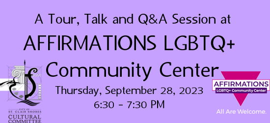 Affirmations LGBTQ+ Community Center Program