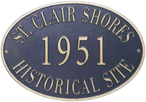 St. Clair Shores Historical Marker